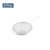 Unique Bargains Stainless Steel Fine Oil Mesh Colander Flour Sieve 8" Dia Strainers Silver Tone 1 Pc - 3 of 4