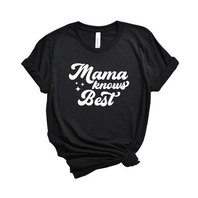 Simply Sage Market Women's Mama Knows Best Stars Short Sleeve Graphic Tee