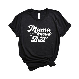 Simply Sage Market Women's Mama Knows Best Stars Short Sleeve Graphic Tee - 1 of 3