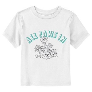 Toddler's PAW Patrol All Paws In Line Up T-Shirt - 1 of 3