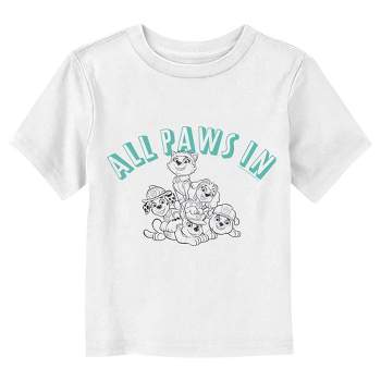 Toddler's PAW Patrol All Paws In Line Up T-Shirt