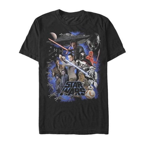 Men's Star Wars The Last Jedi Gang's All Here T-shirt : Target