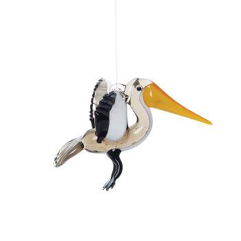 Gallerie II Pelican In Flight Artglass Ornament