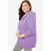 Woman Within Better Fleece Zip-Front Hoodie - 4 of 4