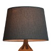 Small Mod Drum Lampshade Gray - Threshold™: Linen Blend, Slip Uno Fitter, No Assembly Required - image 2 of 2