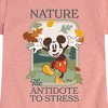 Girls' - Disney - Nature The Antidote To Stress Fitted Short Sleeve Graphic T-Shirt - 2 of 4