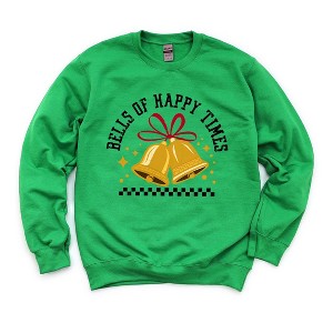 Simply Sage Market Women's Graphic Sweatshirt Bells Of Happy Times - 1 of 4