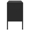 vidaXL TV Stand Black 41.3 in.x13.8 in.x19.7 in. Steel - 4 of 4