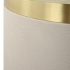 Uttermost Circuit Brass & White Accent Table - 4 of 4