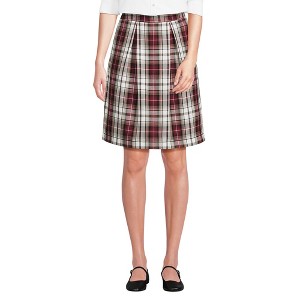 Lands' End School Uniform Women's Plaid Skort Top of Knee - 1 of 4