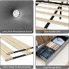 Upholstered Platform Bed Frame with Headboard Shelf, Charging Station & 4 Storage Drawers, No Box Spring Needed, Noise-Free Wooden Slats - 4 of 4
