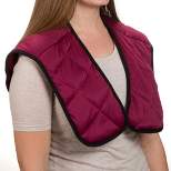 Hot or Cold Wrap- Microwaveable or Freezable Neck and Shoulder Wrap-Moist Heat or Cooling Therapy with Natural Buckwheat Filling by Fleming Supply