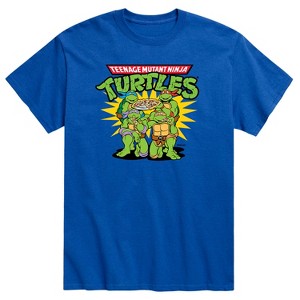Men's - Teenage Mutant Ninja Turtles - Pizza Dudes Short Sleeve Graphic T-Shirt - 1 of 4