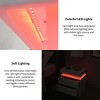 NicBex 2 Drawers Nightstand with LED Lights,Bedside Table with Handle Free Design,Modern Side Table for Bedroom - 4 of 4
