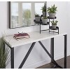 Kate and Laurel Finn Round Metal Tabletop Planter, 7.25x7.25x10, Black - 4 of 4