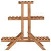 vidaXL Plant Stand Natural wood Firwood with water-based paint - 2 of 4