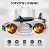 Acekool 12V Licensed Corvette Kids Ride-On Car with Remote, LED Lights, Music, Dashboard – Battery Powered Toddler Sports Car - 3 of 4