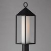 Maxim Lighting Aldous 1 - Light Post Light in  Black - 2 of 3