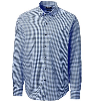 Cutter & Buck Mens Anchor Gingham Shirt