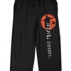 Jeepers Creepers Title Logo Men's Black Sleep Pants - 2 of 4