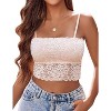 Avidlove Bralettes for Women Lace Spaghetti Strap Tank Top Tube Slim Basic Camisole - 2 of 4