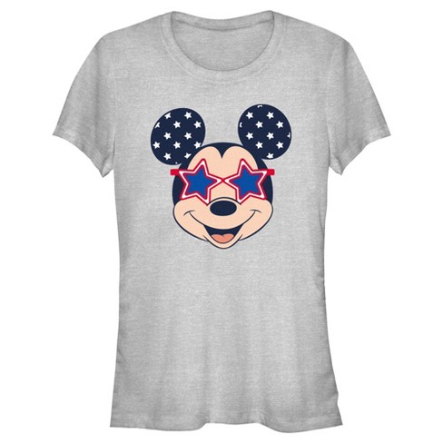 Junior's Women Mickey & Friends Star Sunglasses T-Shirt - image 1 of 4