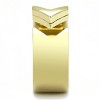 Slickblue Women's IP Gold Stainless Steel Ring, Minimalist No Stone, Cuff-Style, Size 5-10 - 4 of 4