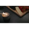 FLIKR Fire Tealight Personal Candle Round Outdoor Tabletop Fireplace Black - 3 of 4