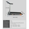 Folding Treadmill 2.5HP 12KM/H,Foldable Home Fitness Equipment with LCD,Cardio Exercise Machine,4 Incline Levels,12 Preset Programs - 2 of 4