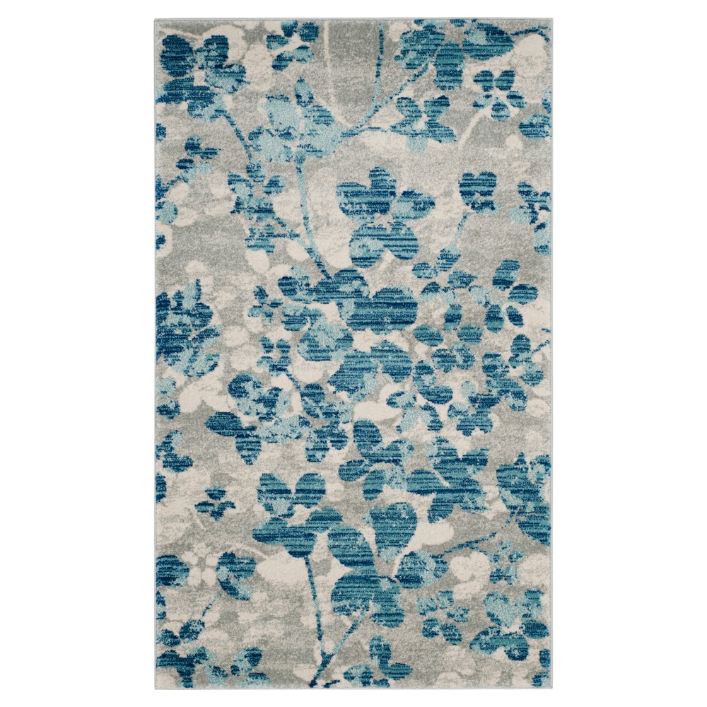 Evoke Rug - Gray/Light Blue - (3'x5') - Safavieh