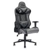 Gaming Chair XL TechniFlex Upholstery Memory Foam Seat 150 Degree Recline Adjustable for Adults -3irtyhousy - 2 of 4