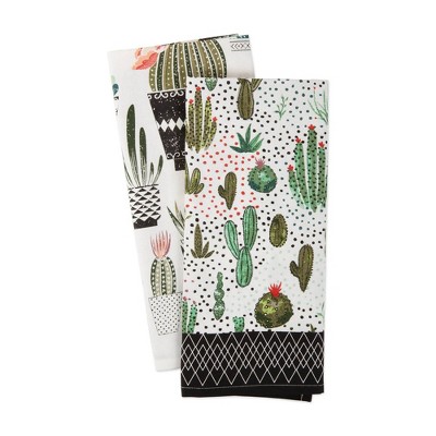 2pk Cotton Urban Oasis Dishtowel Set - Design Imports