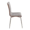 LumiSource Set of 2 Mason Stainless Steel Swivel Dining Chairs - 3 of 4