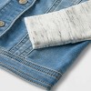 Toddler Girls' Cat Hood Denim Jacket - Cat & Jack™ Medium Wash 12M