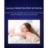 Luxury 1000 Thread Count Bed Sheets Set - 100% Cotton Sateen - Soft, Thick & Deep Pocket by California Design Den - 3 of 4