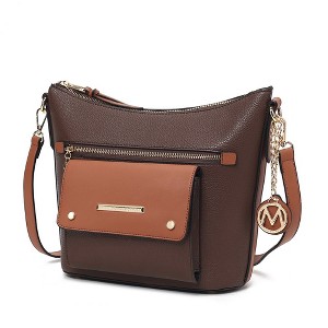 MKF Collection Serenity Color Block Vegan Leather Women’s Crossbody Bag by Mia K - 1 of 4