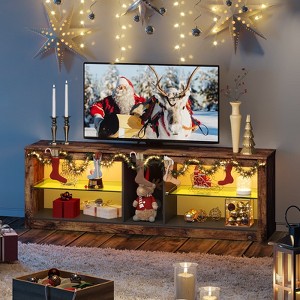 Bestier RGB TV Stand for TVs up to 60" with LED Lights Entertainment Center - 1 of 4