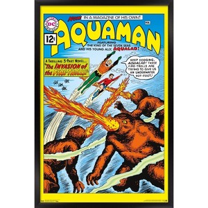 Trends International DC Comics - Aquaman - The Invasion of the Fire-Trolls Framed Wall Poster Prints - 1 of 4