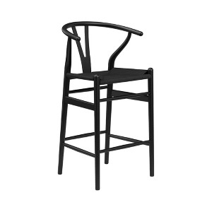 FONTOI Accent Chairs, Contemporary High Footstool Design with Plush Cushions and Sturdy Backrests, Ideal for Small Spaces, Black, 21.3"*20"*39.4" - 1 of 3
