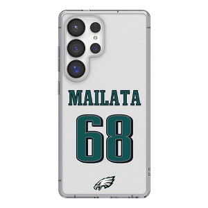 NFL Philadelphia Eagles Players Game Tactic Clear Cell Phone Case for Samsung Galaxy - 1 of 4