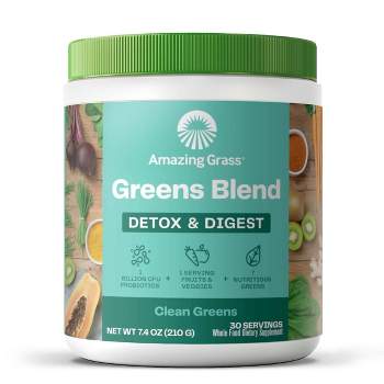 Amazing Grass Greens Blend Detox & Digest Vegan Powder - 7.4oz
