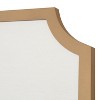 24" x 36" Holbrook Pinboard Style-1 Gold - Kate & Laurel All Things Decor: Scalloped Edge, Memo Board, Wall Mount - 3 of 4