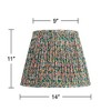 Springcrest Misha Green Floral Pleated Lamp Shade 9x14x11 - 4 of 4