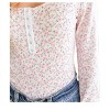 Women's Wistful Wishes Floral Henley Bodysuit - HEIMISH USA - 4 of 4