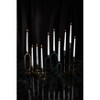 Metal Taper Candle Holder - Elegant Iron Glam Design for Home, Office, Living Room, Bedroom & Dining Table - 3 of 4