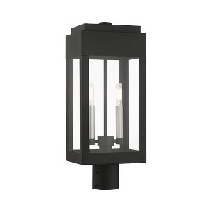 Livex Lighting York 2 - Light Post Light in  Black - 1 of 3