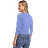 Women's Casual Open Front Knit Cropped Bolero Shrug 3/4 Sleeve Cardigan Sweater - 4 of 4