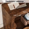 63-Inch Farmhouse Entryway Table for Entrance, Hallway, Living Room - 3 of 4