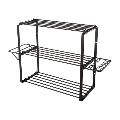 Stalwart Black Steel 3-Tier Power Tool Organizer Shelving