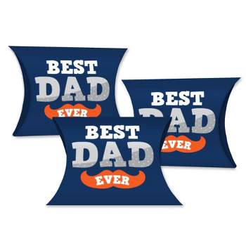 Big Dot of Happiness Happy Father's Day - Favor Gift Boxes - We Love Dad Party Petite Pillow Boxes - Set of 20